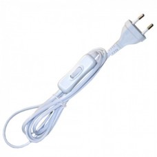 SWITCH WITH CORD 1.40+0.60 & MALE PLUG II/WHITE